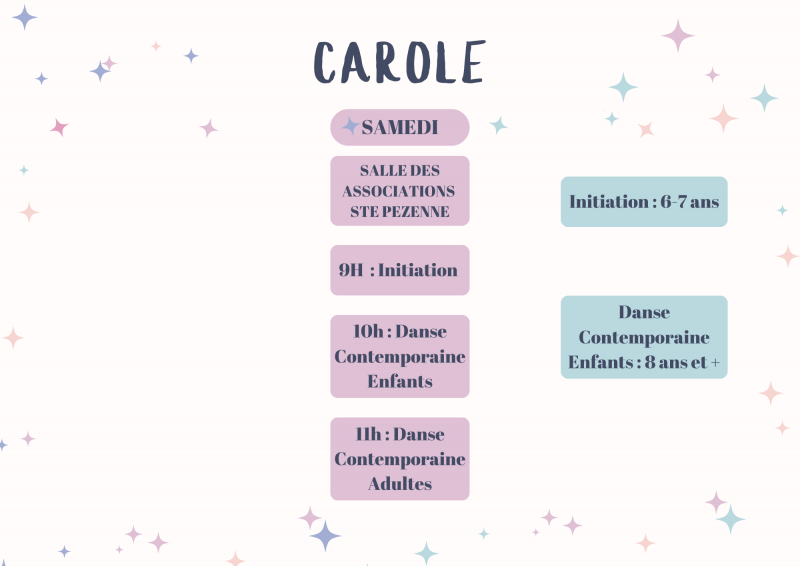 Light Blue Pink Purple Pastel Star Sparkle Illustration Weekly Plan  - 1